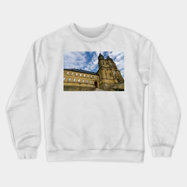 Banz Abbey near Bad Staffelstein in Upper Franconia Crewneck Sweatshirt by Offiinhoki